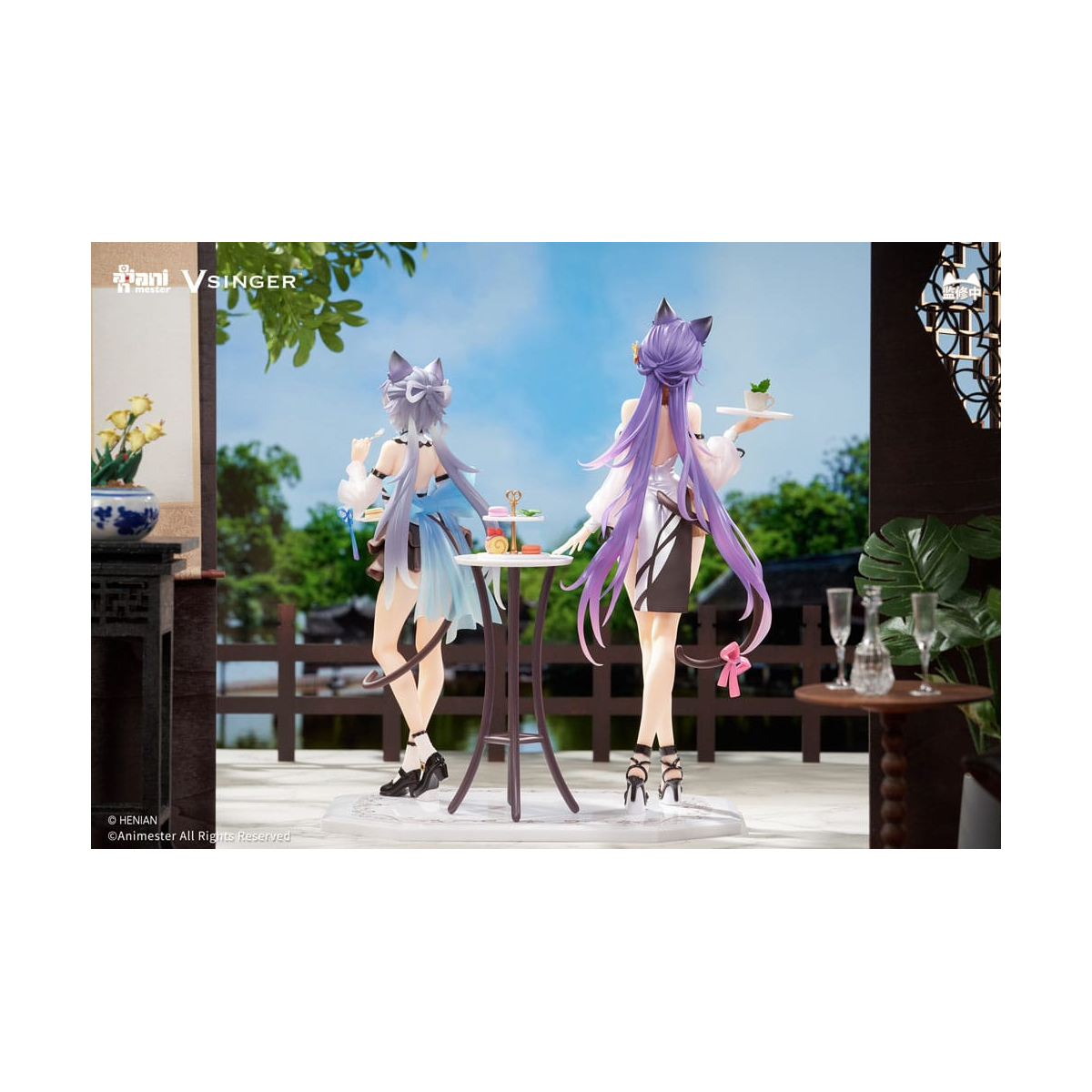 VSinger Luo Tianyi & Mo Qingxian pack 2 statuetten 1/7 Luo Tianyi & Mo Qingxian Tea Time Melody Ver.
