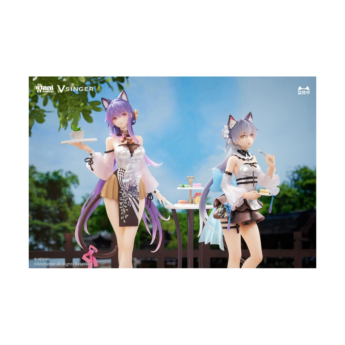 VSinger Luo Tianyi & Mo Qingxian pack 2 statuetten 1/7 Luo Tianyi & Mo Qingxian Tea Time Melody Ver.