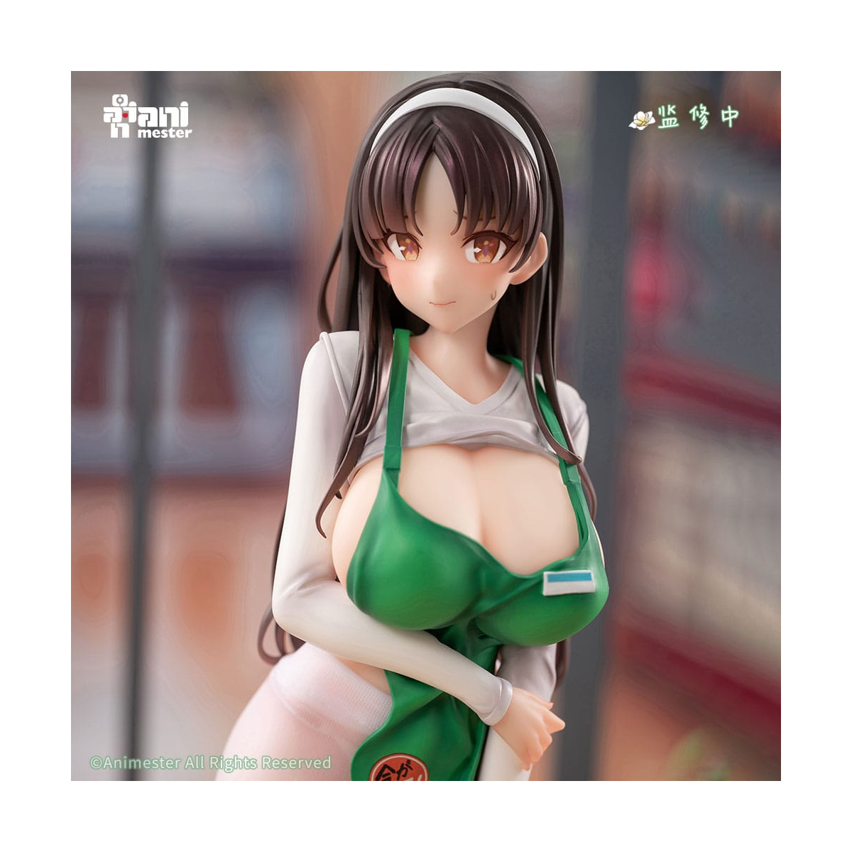Original Character statuette 1/6 First Business! Mari Hanamiya the Gentle Shop Assistant illustration by POPQN 28 cm