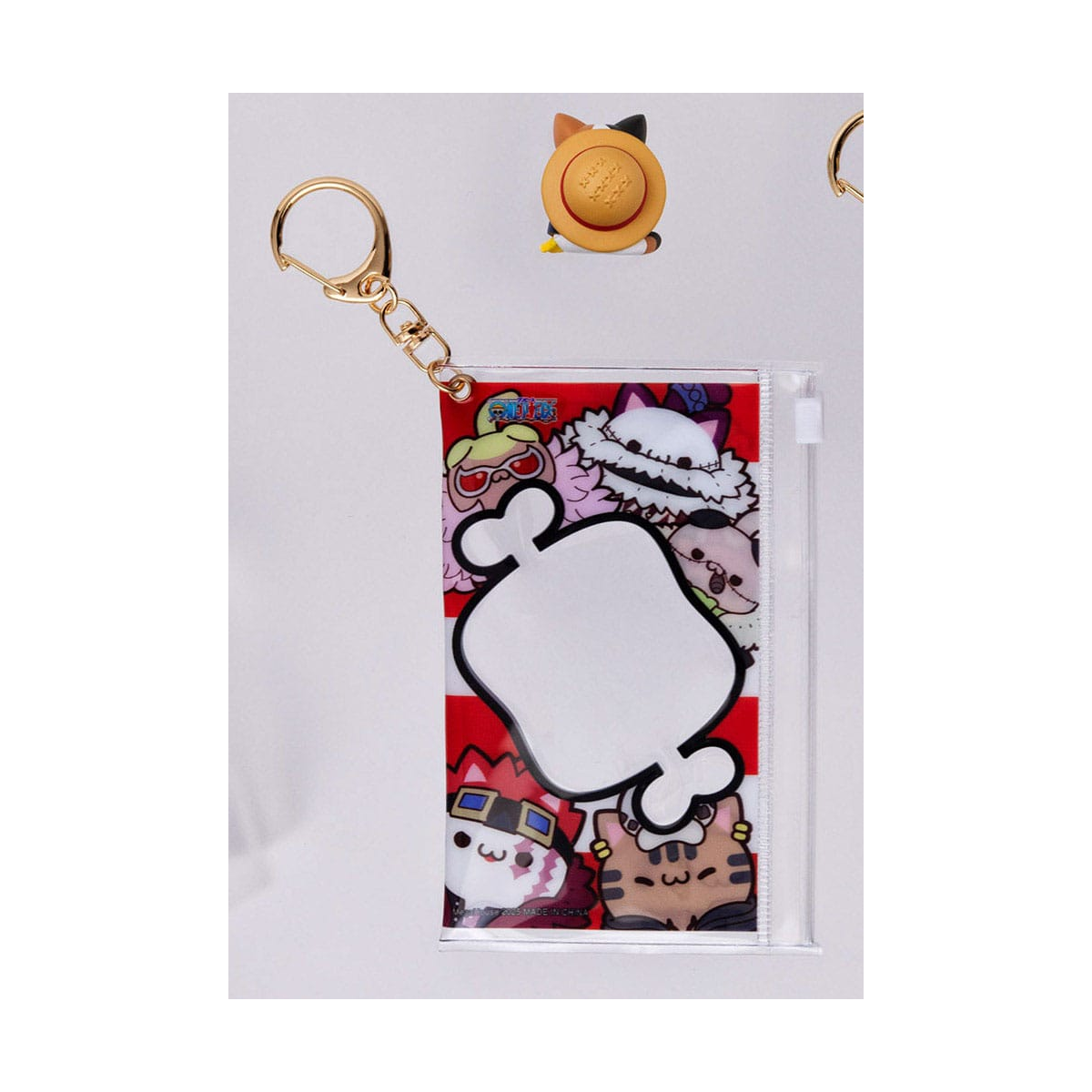 One Piece Mega Cat Project Nyan Piece Nyan! trading figure avec pochette Luffy 2025 Limited Edition 7 cm