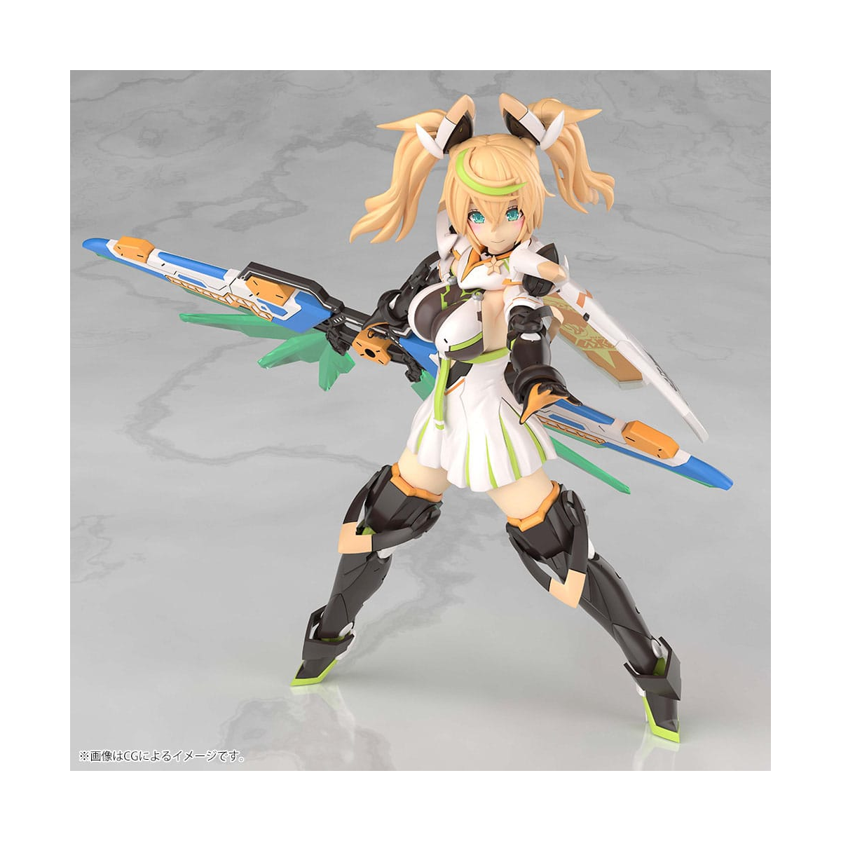 Phantasy Star Online 2 Plastic Model Kit Grande Scale Gene Stellainnocent 25 cm