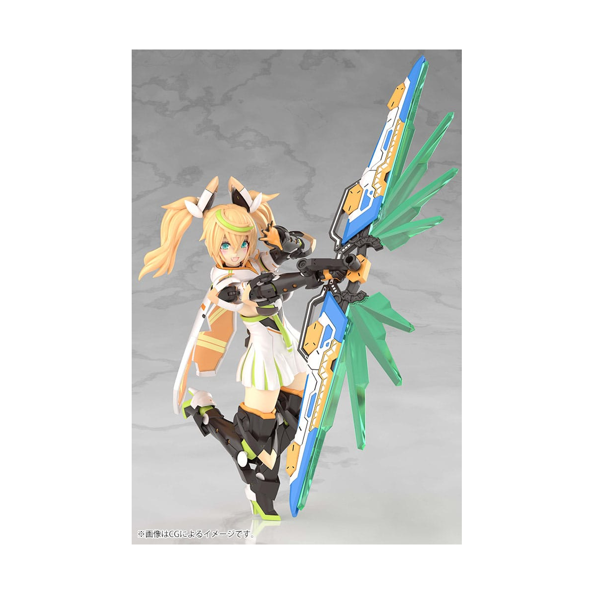 Phantasy Star Online 2 Plastic Model Kit Grande Scale Gene Stellainnocent 25 cm