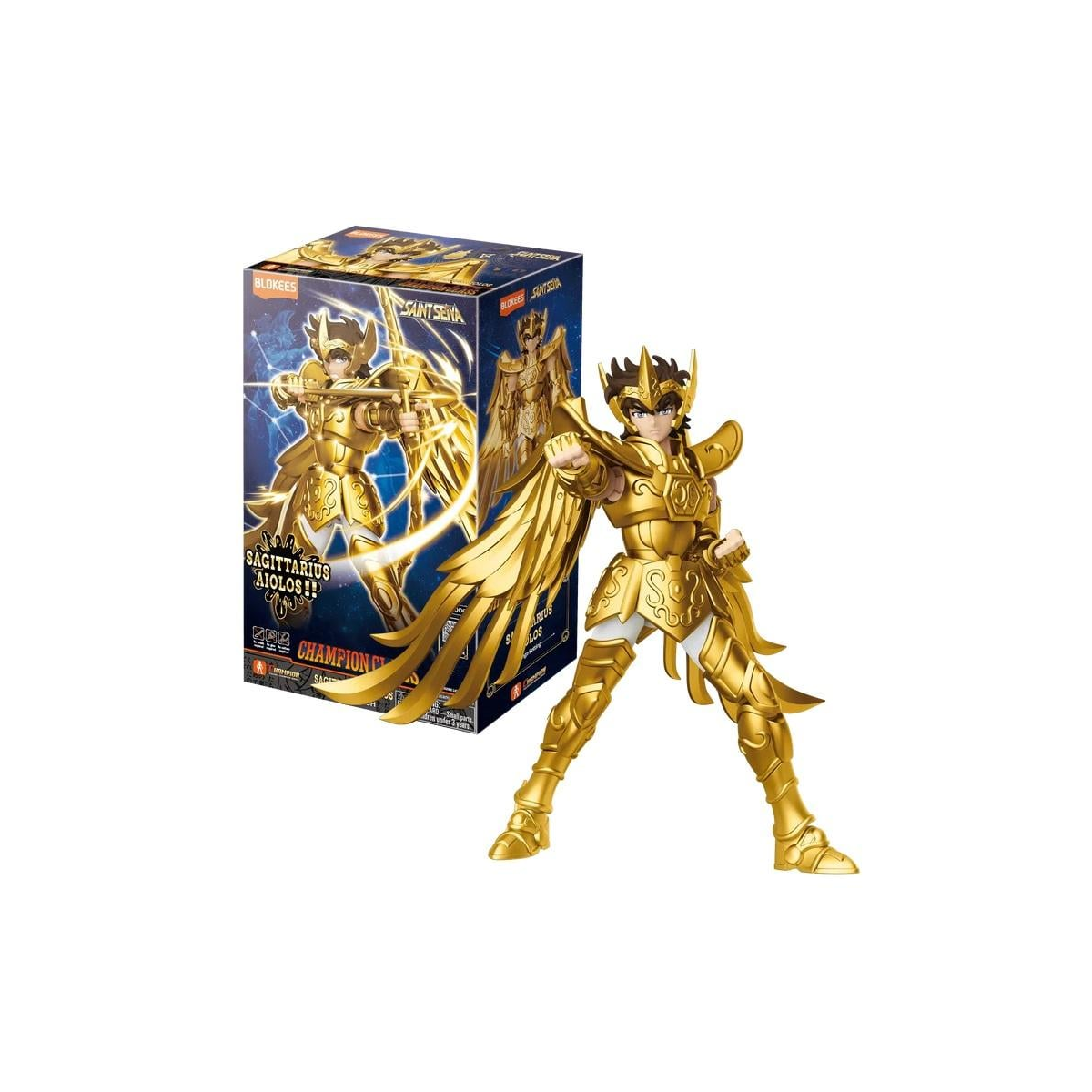  SAINT SEIYA - Sagittarius Aiolo - Model Kit Champion Class Blokees