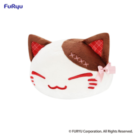  Nemuneko Cat peluche Sweet Big Plush Brown 35 cm