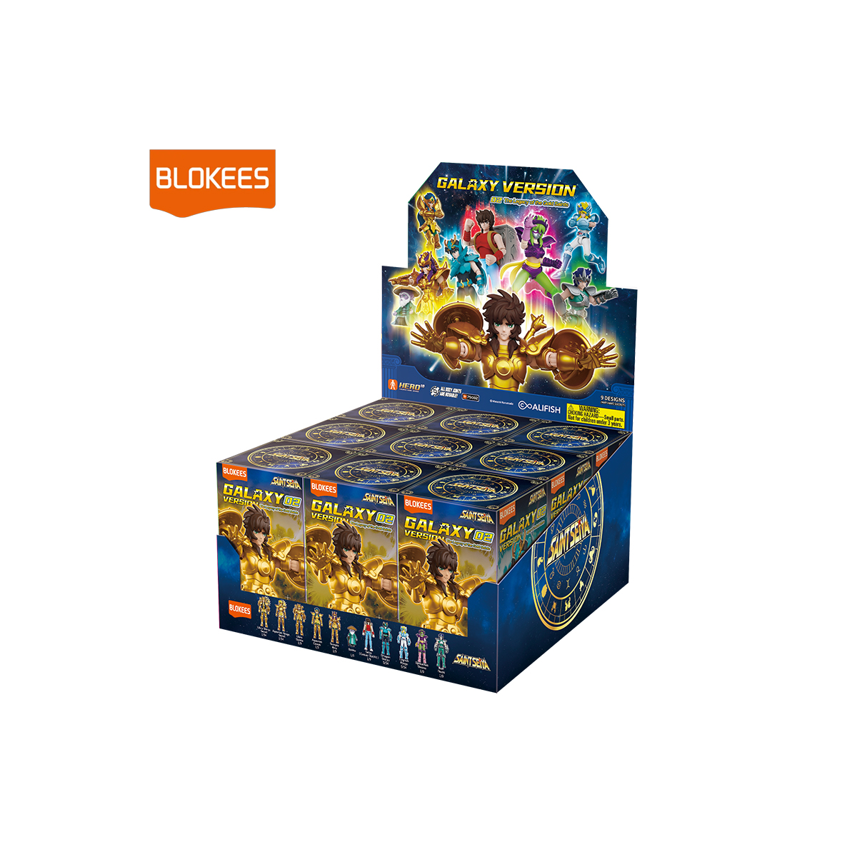 Saint Seiya Blokees Saint Seiya Galaxy Version 02 assortiment 9pcs