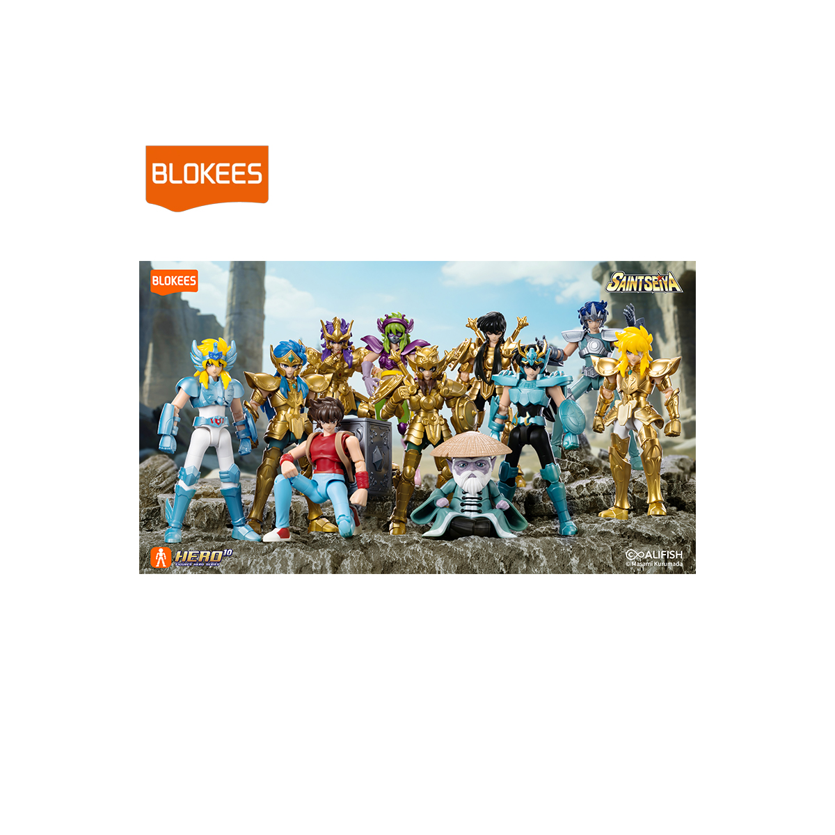 Maquette Manga : Pop culture Saint Seiya Blokees Saint Seiya Galaxy Version 02 assortiment 9pcs