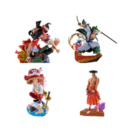  One Piece Petitrama set figurines PVC Logbox Re Birth Wano Kuni Vol.1 9 cm