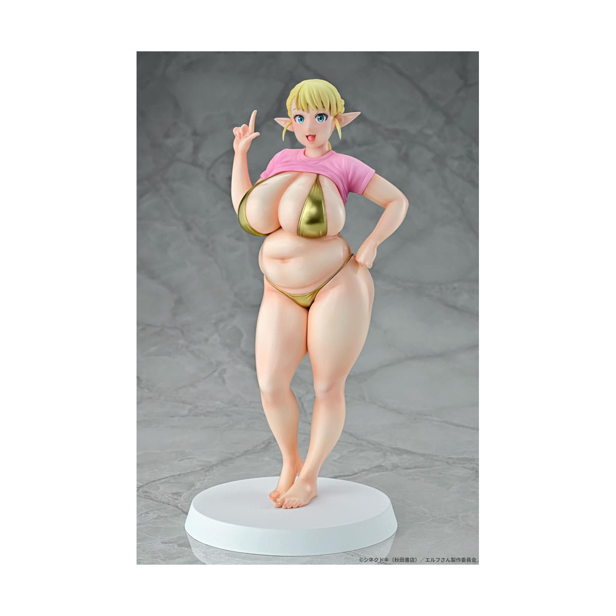 Figurine Figurine PVC 1/7 Plus-Sized Elf Elfuda Gold Ver. 26 cm