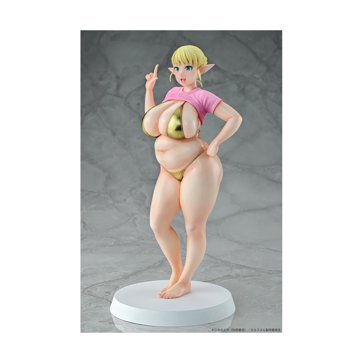 QSIX94286 Figurine PVC 1/7 Plus-Sized Elf Elfuda Gold Ver. 26 cm