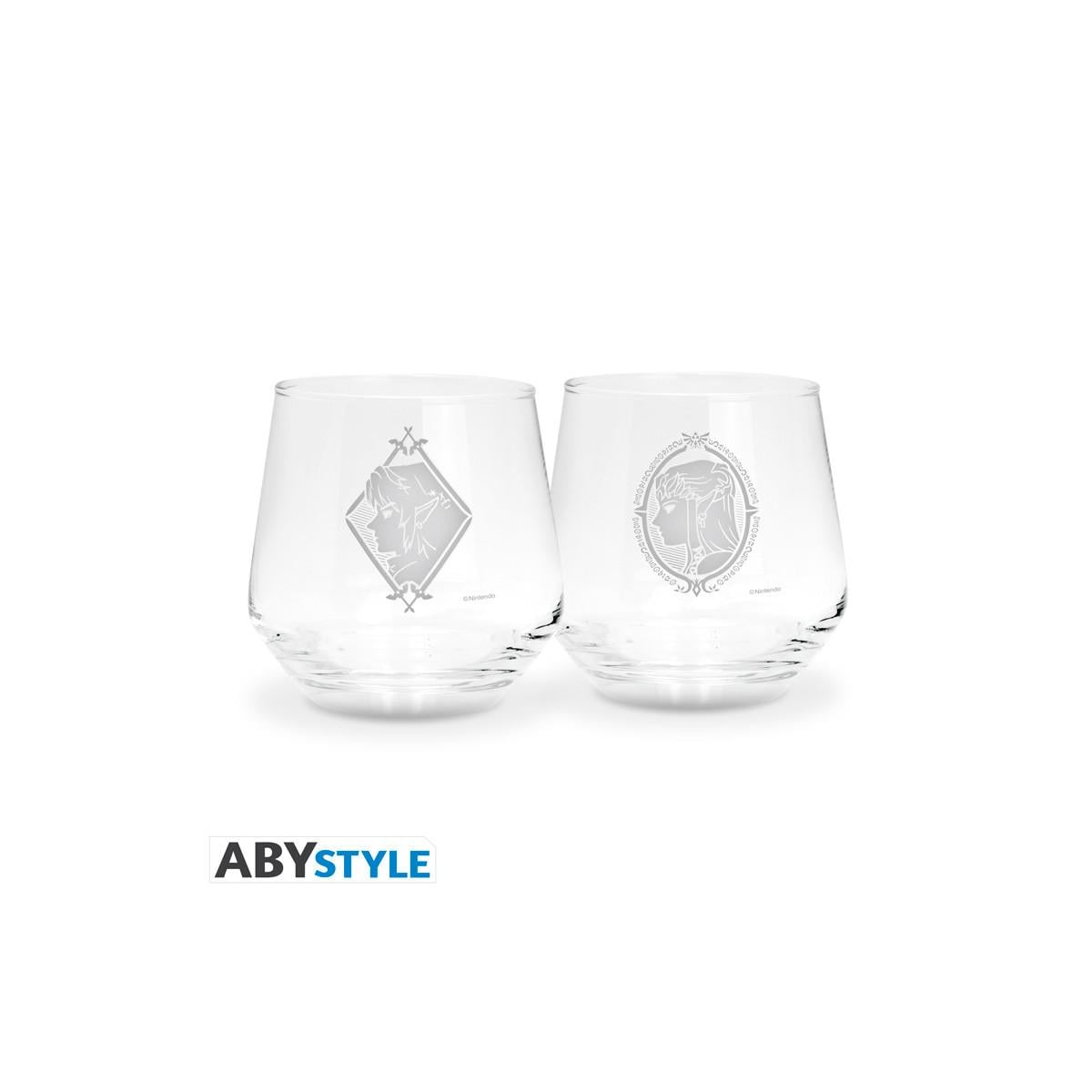 Verres et sous-verres THE LEGEND OF ZELDA - Zelda & Link - Set de 2 Verres 300ml